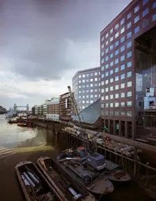 London Bridge City, Southwark, Greater London Authority, 01/04/1986. Creator: John Laing plc