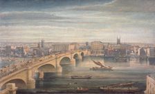 London Bridge, London, c1835. Artist: G Yates