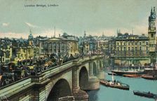 London Bridge, London c1910, (c1900-1930)