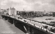 London Bridge, London, early 20th century
