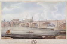 London Bridge (new), London, c1835. Artist: G Yates