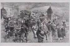 London Bridge (new), London, c1870. Artist: G Durand