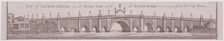 London Bridge (old), London, c1758. Artist: Anon