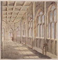 London Bridge (old), London, c1758. Artist: Anon