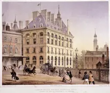 London Bridge Station, Bermondsey, London, c1860. Artist: Robert Dudley