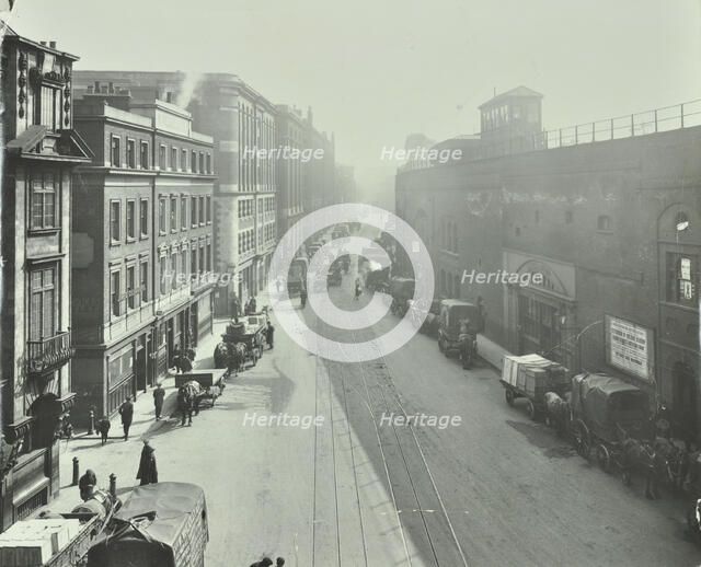 London Bridge Station, Tooley Street, London, 1910. Artist: Unknown.