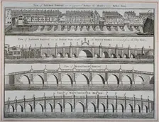London bridges, 1760. Artist: Anon