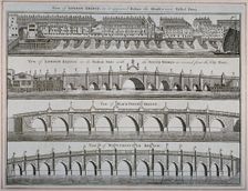 London bridges, 1760. Artist: Anon
