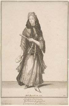 London Curtezan Cries of London, (c1688?). Artist: Pierce Tempest