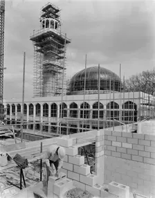 London Central Mosque and The Islamic Cultural Centre, Park Road, Regent's Park, GLA, 30/04/1976. Creator: John Laing plc