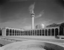 London Central Mosque and The Islamic Cultural Centre, Park Road, Regent's Park, GLA, 15/08/1977. Creator: John Laing plc