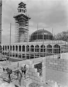 London Central Mosque and The Islamic Cultural Centre, Park Road, Regent's Park, GLA, 30/04/1976. Creator: John Laing plc