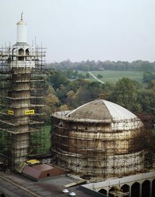 London Central Mosque and The Islamic Cultural Centre, Park Road, Regent's Park, GLA, 29/10/1976. Creator: John Laing plc