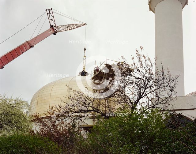 London Central Mosque and The Islamic Cultural Centre, Park Road, Regent's Park, GLA, 15/03/1977. Creator: John Laing plc.