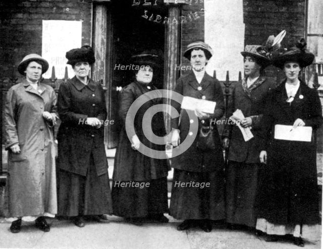 London Deputation received by the Prime Minister, HH Asquith, June 20, 1914.  Creator: Unknown.