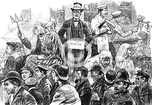 London Dockers' Strike, September 1889. Artist: Unknown