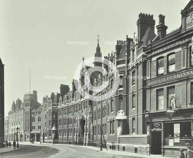 London Fire Brigade Headquarters, Southwark, London, 1911. Artist: Unknown.