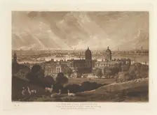 London from Greenwich (Liber Studiorum, part V, plate 26), January 1, 1811. Creator: JMW Turner