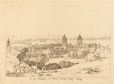 London from Greenwich, published 1811. Creator: JMW Turner