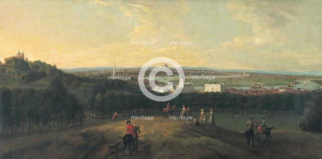 London from Greenwich Park, 1718. Creator: Tillemans, Peter (1684-1734).