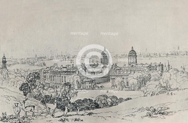 'London from Greenwich Park', c1809, (1923). Artist: JMW Turner.