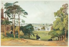 London, from Greenwich, plate five from Original Views of London as It Is, 1842. Creator: Thomas Shotter Boys