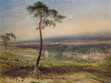 London, from Hampstead 1834. Artist: George Sidney Shepherd