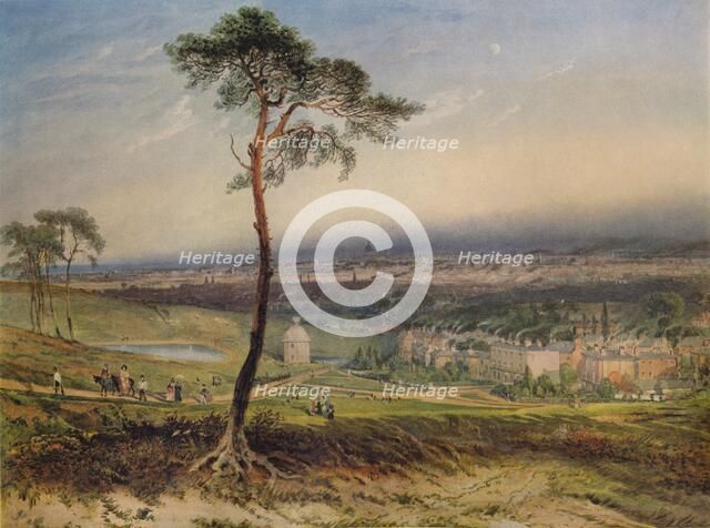 'London, from Hampstead', 1834. Artist: George Sidney Shepherd.