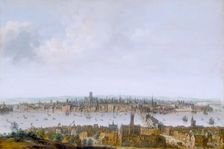 London from Southwark c1630. Creator: Unknown