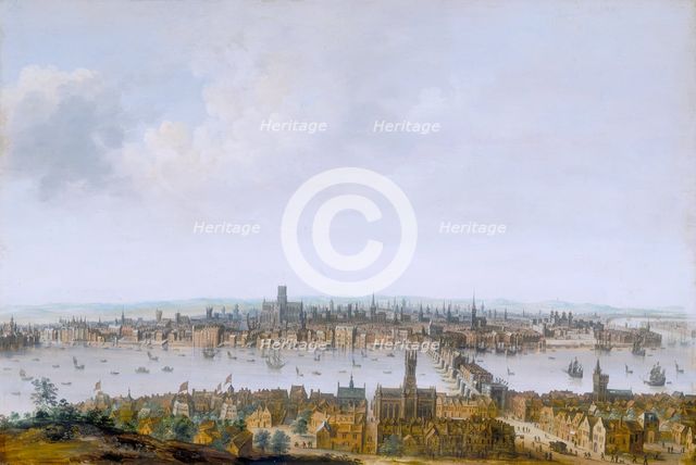 'London from Southwark', c1630. Creator: Unknown.