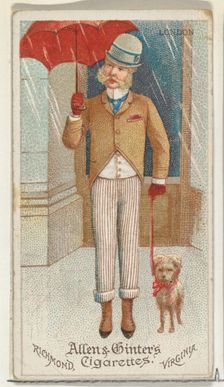 London, from World's Dudes series (N31) for Allen & Ginter Cigarettes, 1888. Creator: Allen & Ginter
