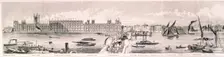 London from the River Thames, 1844. Artist: Frank Vizetelly