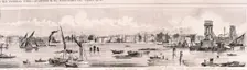 London from the River Thames, 1844 Artist: Frank Vizetelly