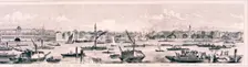 London from the River Thames, 1844 Artist: Frank Vizetelly