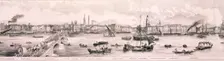 London from the River Thames, 1844 Artist: Frank Vizetelly