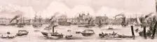 London from the River Thames, 1844 Artist: Frank Vizetelly