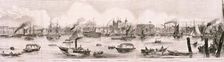 London from the River Thames, 1844 Artist: Frank Vizetelly