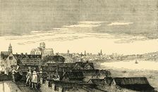 London, from the top of Arundel House c17th century, (1881). Creator: Unknown