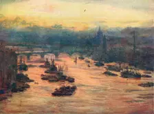 London, from the Tower Bridge 1905 (1906)