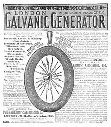 London Galvanic Generator, 1883. Creator: Unknown