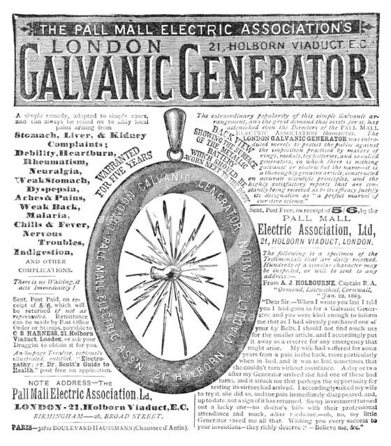London Galvanic Generator, 1883. Creator: Unknown.