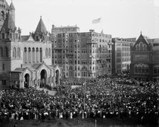 London Honorables entering Trinity Church, Boston, c1903. Creator: Unknown