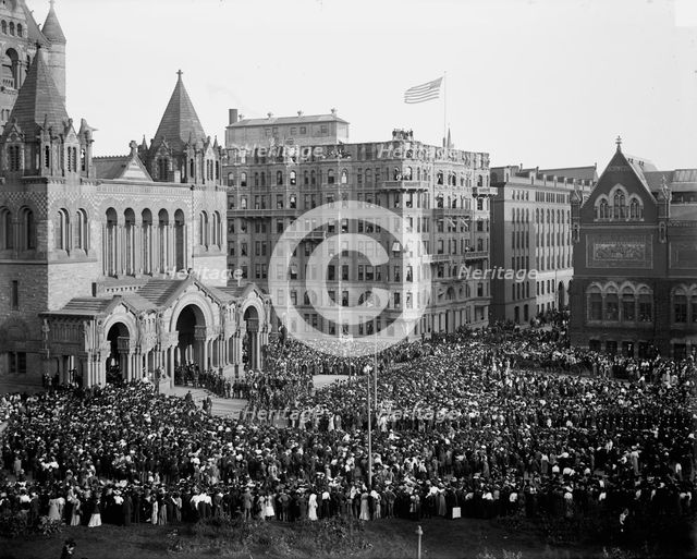 London Honorables entering Trinity Church, Boston, c1903. Creator: Unknown.