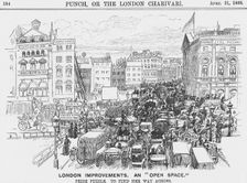 London Improvements. An "Open Space" 1888. Creator: Unknown