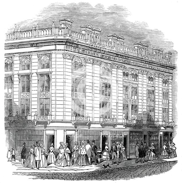 London improvements - New Coventry Street, 1845. Creator: Unknown.