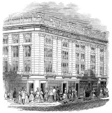 London improvements - New Coventry Street, 1845. Creator: Unknown