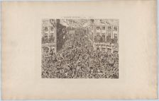 London, in 1851, 1851., 1851. Creator: George Cruikshank