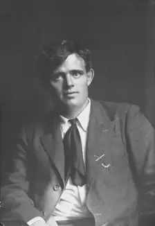 London, Jack, portrait photograph, between 1906 and 1916. Creator: Arnold Genthe
