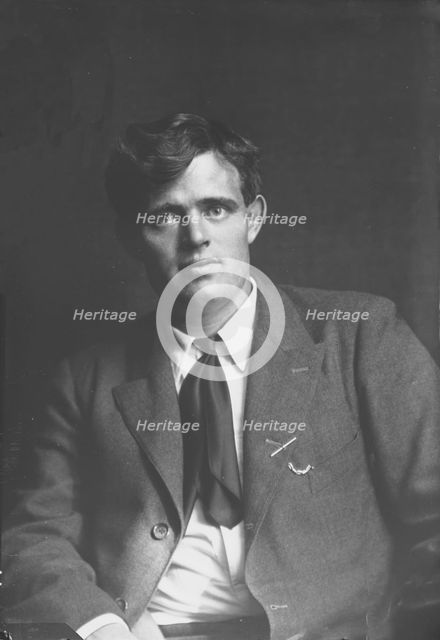 London, Jack, portrait photograph, between 1906 and 1916. Creator: Arnold Genthe.