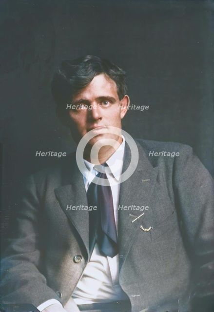 London, Jack, portrait photograph, between 1906 and 1916. Creator: Arnold Genthe.